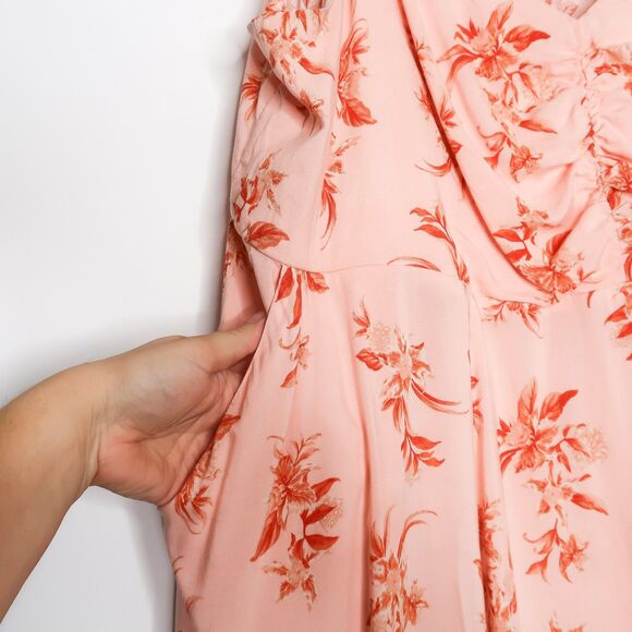 Torrid Womens Strappy Mini Dress Size 4 Floral Print Feminine Summer Vacation - Picture 10 of 10